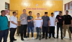 Kapolresta Deli Serdang mediasi kericuhan.(Istimewa)