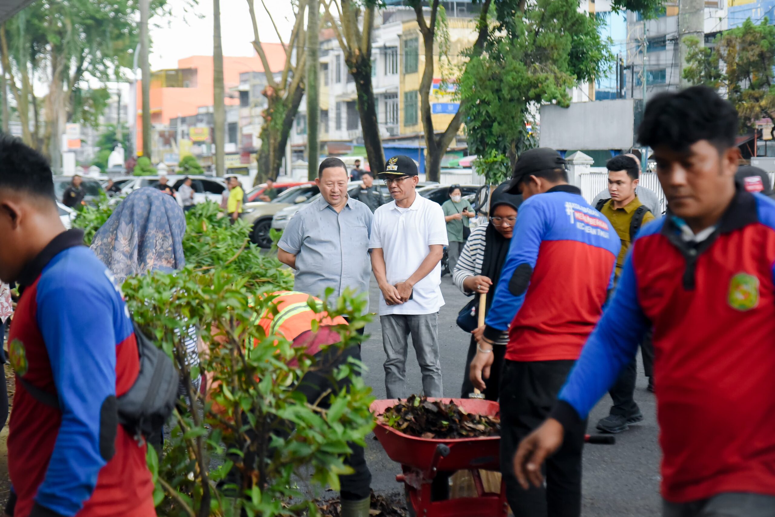 Wakil Wali Kota Medan Zakiyudin Harahap saat di RSUD Pirngadi Medan. BP/ist