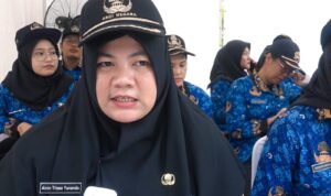 Ainin Trisea Yunanda penyandang disabilitas tuna daksa lulus CPNS Pemko Medan. BP/erwan