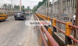 material jembatan yang hilang dicuri.(Istimewa).