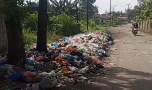 Tumpukan sampah berada di Kecamatan Tanjung Morawa Kabupaten Deli Serdang Sumatera Utara.(harianbatakpos.com)