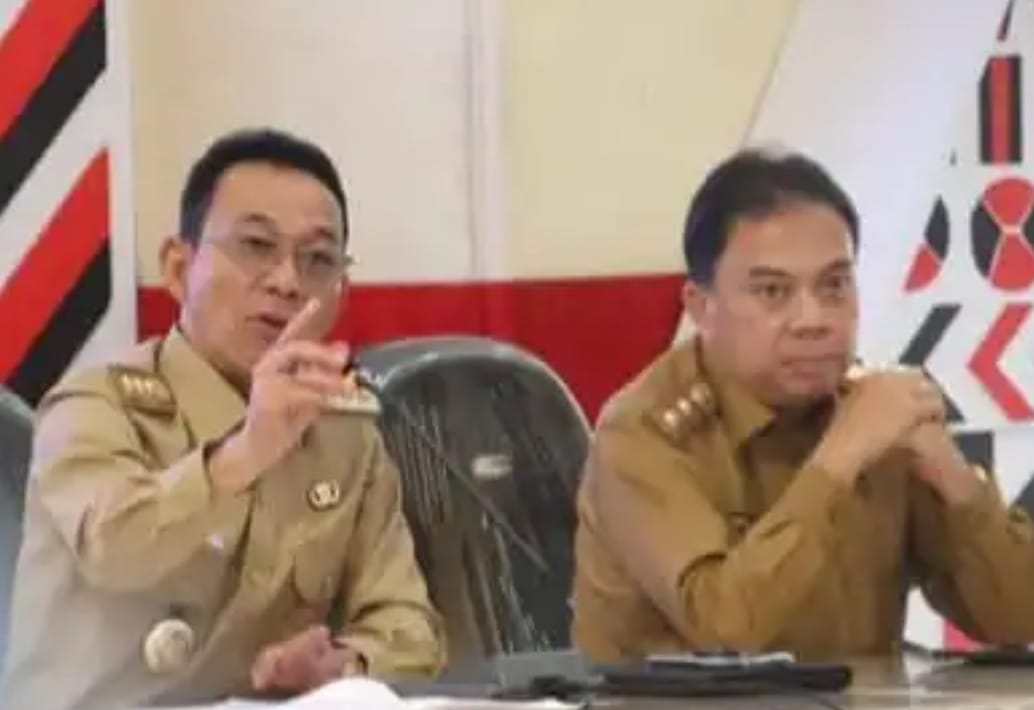 Bupati Tapsel Gus Irawan Pasaribu dan Wakil Bupati Tapsel Jafar Syahbuddin Ritonga. Foto : BP/Ist
