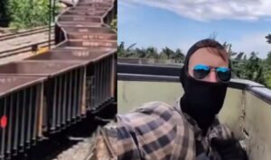 YouTuber Naik Kereta Batu Bara Secara Ilegal dari Lampung ke Palembang, Aksinya Viral