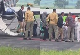 Momen Bahlil Lahadalia Turun dari Jet Pribadi Viral, Netizen: Serasa Film Hollywood!