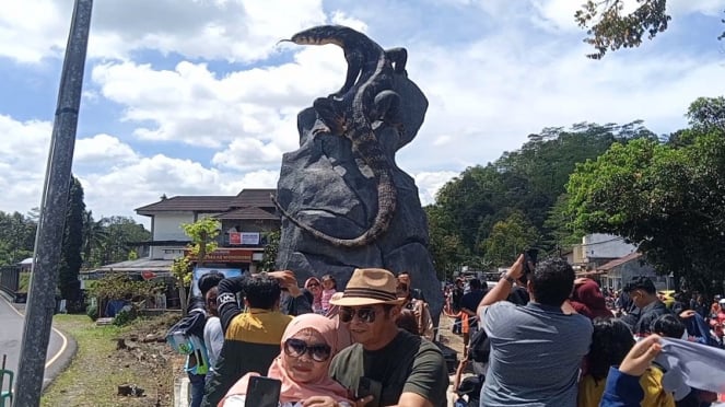 Patung Biawak Wonosobo Resmi Dapat Hak Cipta, Jadi Ikon Baru Pariwisata