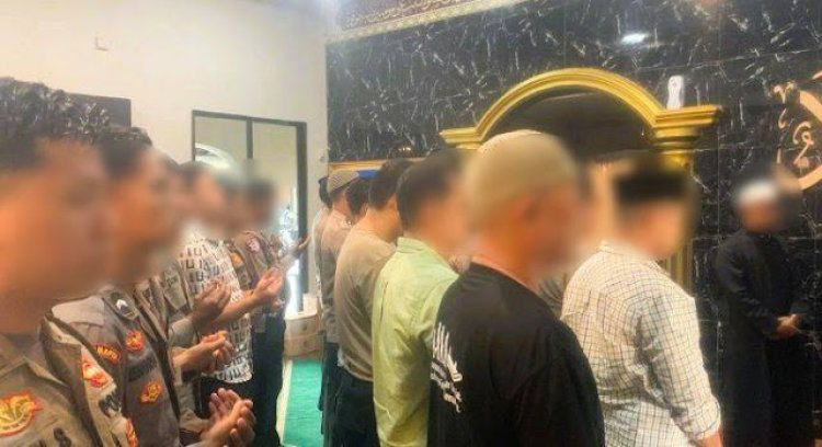 Enam anggota Polres Hulu Sungai Tengahmenjalani pembinaan usai positif narkoba (Lambeturah.co.id)