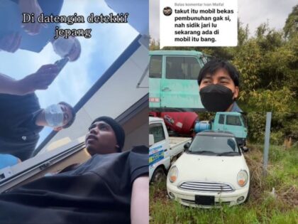 WNI Nekat Masuk Mini Cooper Rongsokan di Jepang