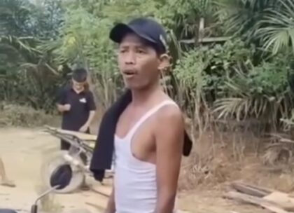 orang Pria Diduga Pelaku Tambang Ilegal Marah (Lambeturah.co.id)