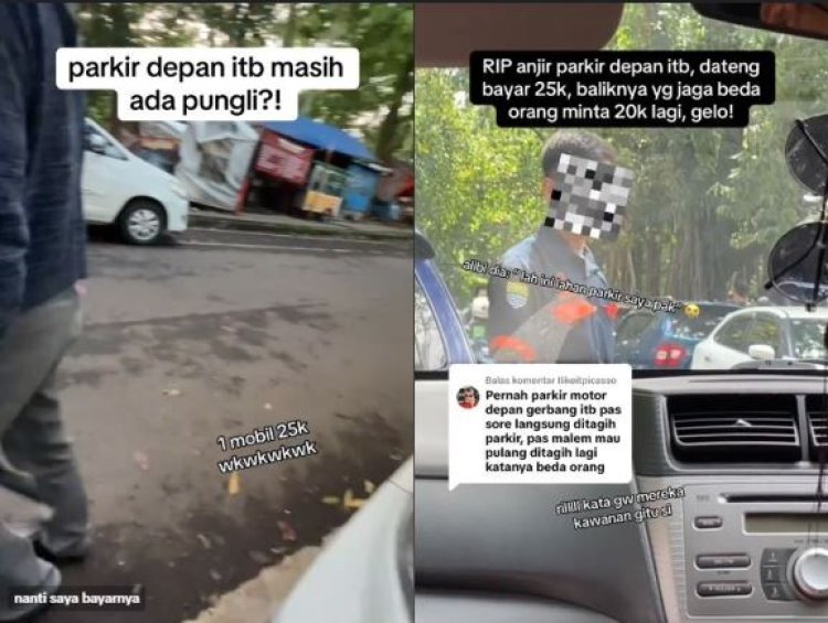 Pungli di Depan ITB, Parkir Sampai Rp45 Ribu Sekali Datang (kompas.com)