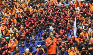 Peringatan Hari Buruh di Jakarta (kompas.com)