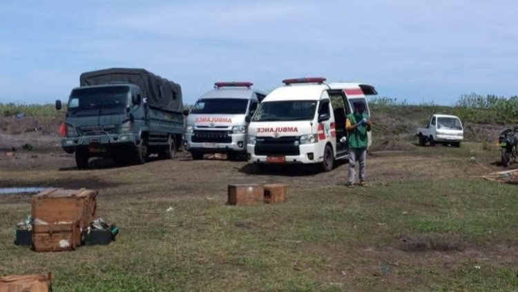 ledakan ketika melakukan pemusnahan amunisi tidak layak pakai terjadi di Kabupaten Garut (kompas.com)