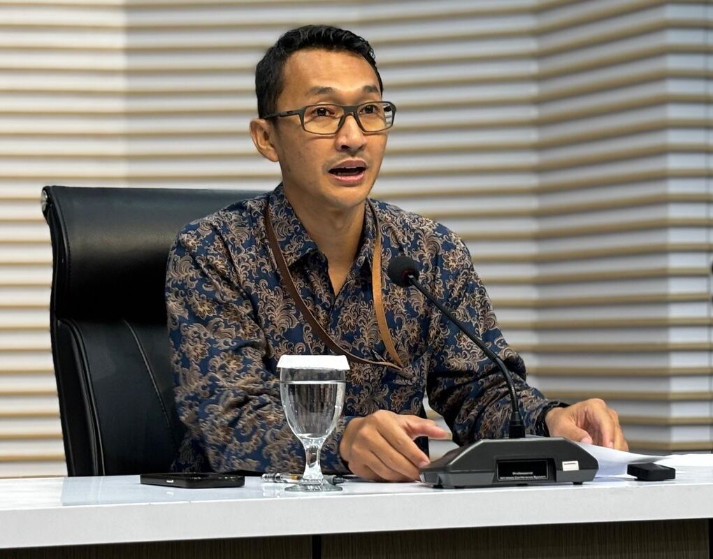 Juru Bicara KPK Budi Prasetyo di Gedung Merah Putih (Kompas.com)