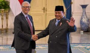 Prabowo mengungkapkan rencana uji coba vaksin TBC besutan Bill Gates. (kompas.com)