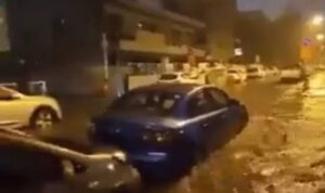 Israel dilanda banjir dan longsor (lambeturah.co.id)