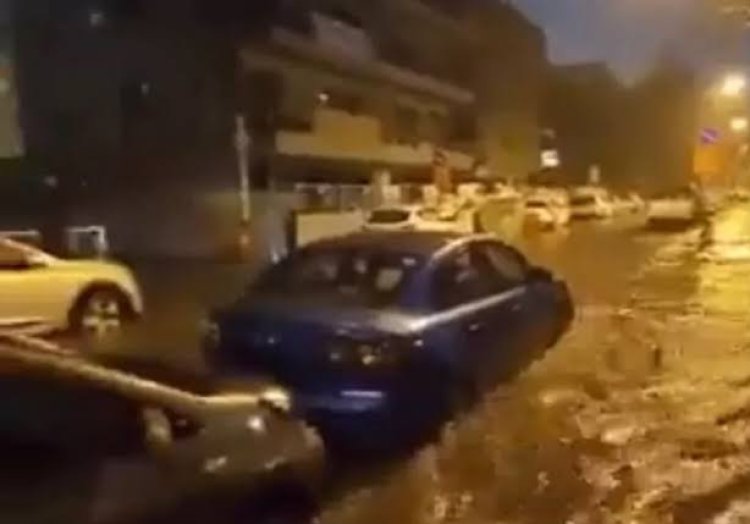 Israel dilanda banjir dan longsor (lambeturah.co.id)