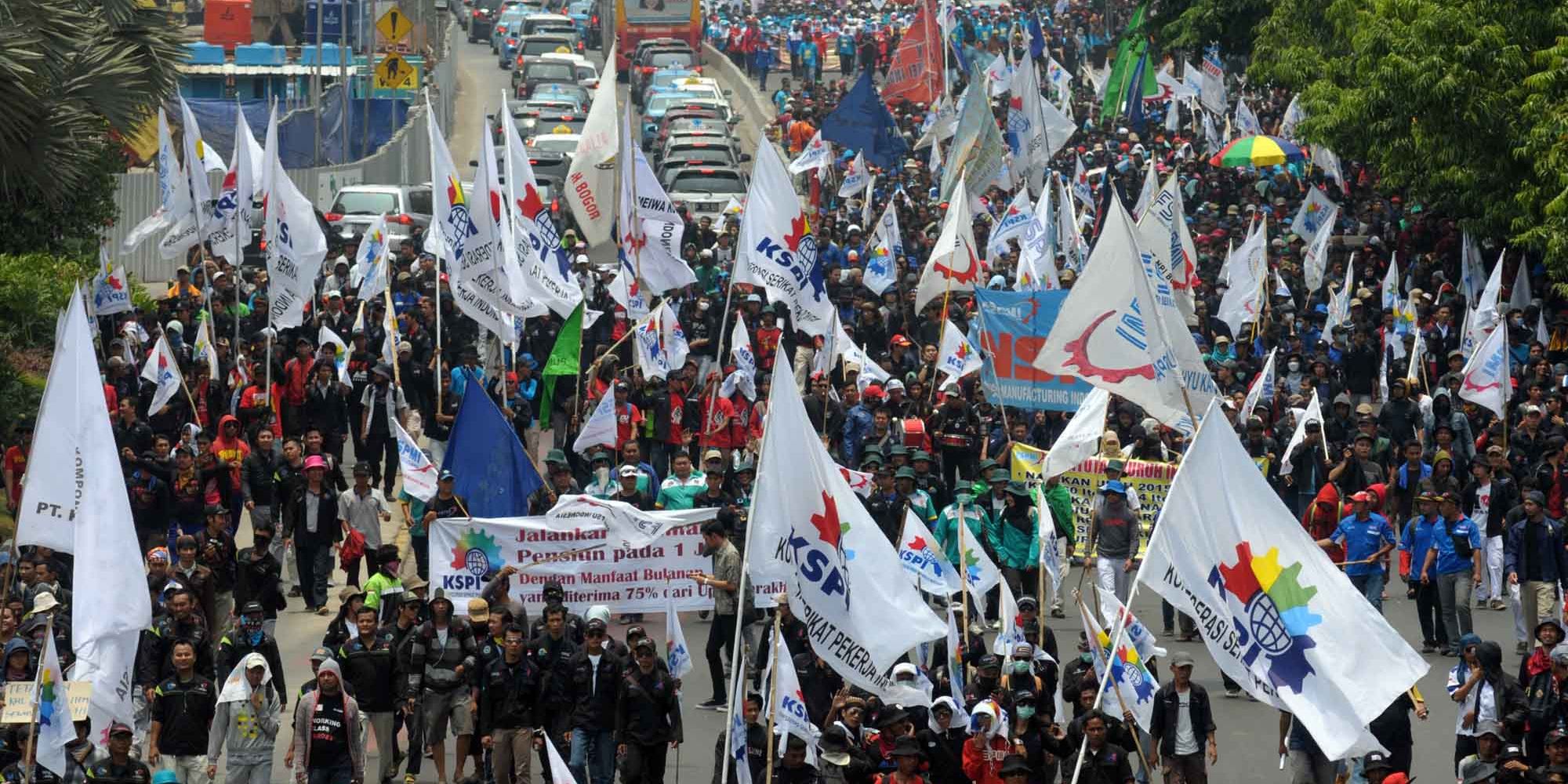 200 Ribu Buruh Serbu Monas, Presiden Prabowo Siap Sampaikan Pidato