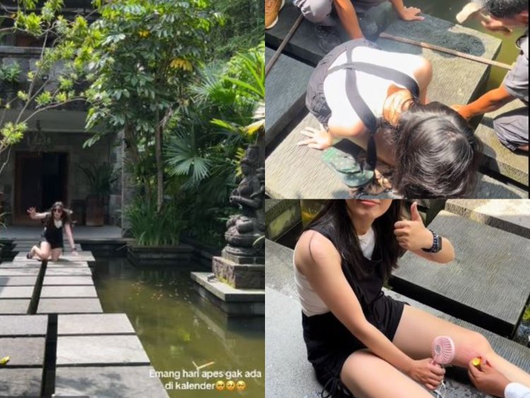 Mau Pose Ala Model, Wanita Ini Malah Alami Insiden Kocak di Hotel Magelang (lambeturah.co.id)