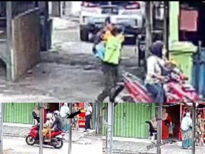 Aksi Pasutri Curi Mesin Cup Sealer Terekam CCTV (Lambeturah.co.id)