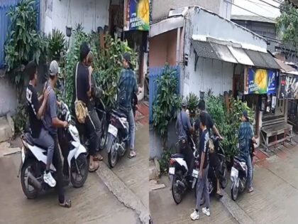Debt Collector Tabrak Pengendara Motor di Jakbar (Lambeturah.co.id)