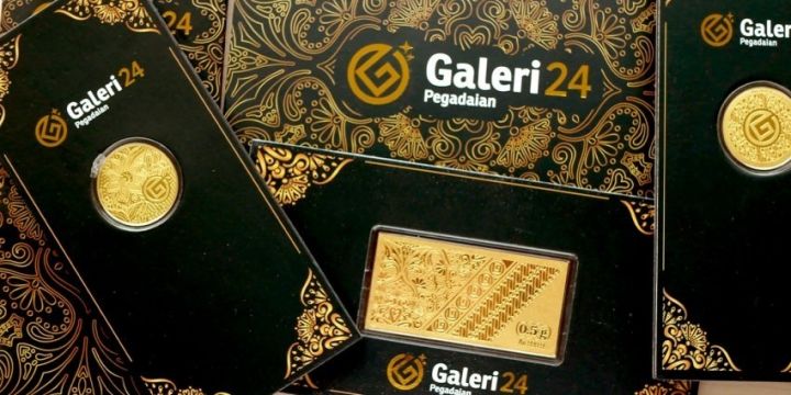 Harga Emas Antam, UBS, dan Galeri24 Meroket di Pegadaian