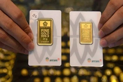 Harga Emas Hari Ini Tembus Rp1,894 Juta per Gram