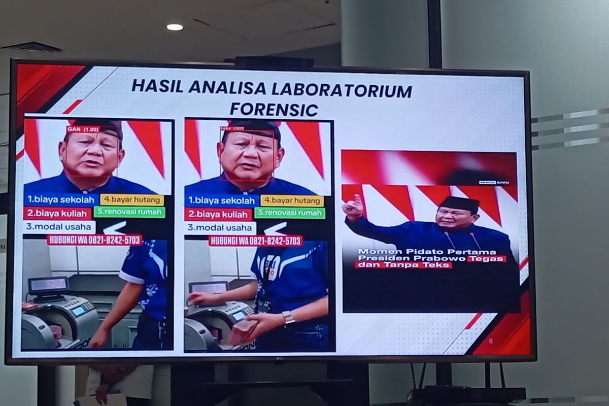Penipu Ditangkap Usai Tipu Warga Pakai Deepfake Prabowo, Raup Rp 30 Juta di Media Sosial