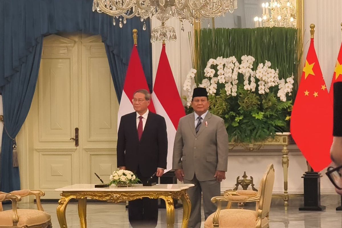 Prabowo dan PM China Sepakat Perkuat Kerja Sama Strategis