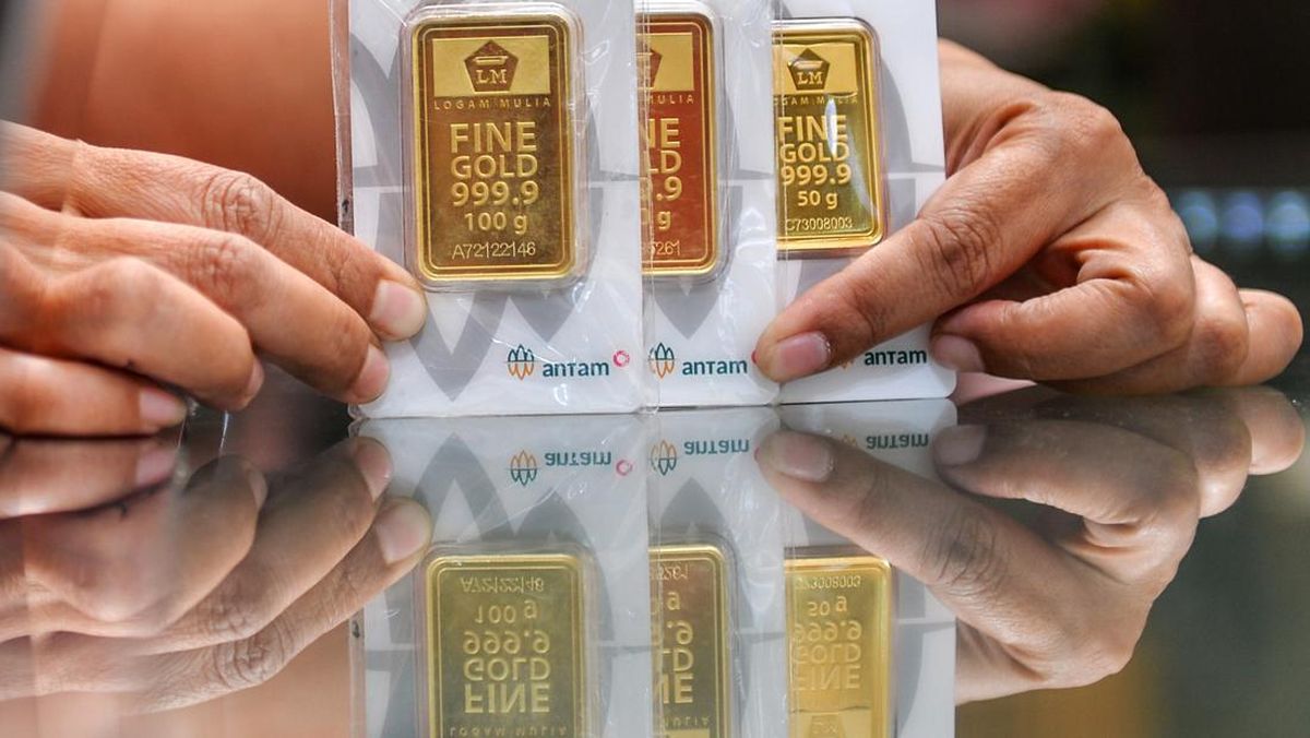 Update Harga Emas Hari Ini, Turun Drastis ke Rp1,866 Juta per Gram
