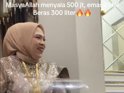 Viral Seserahan Pernikahan Rp 500 Juta di Sulsel, Warganet Heboh Lihat Uang Panai dan Emas