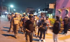 Gelar aksi pengamanan tawuran di Belawan. BP/Ist