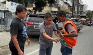 Petugas parkir diperiksa pihak kepolisian.(Istimewa)