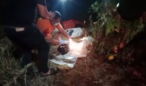 Penemuan sosok mayat bayi terbungkus plastik (adm)