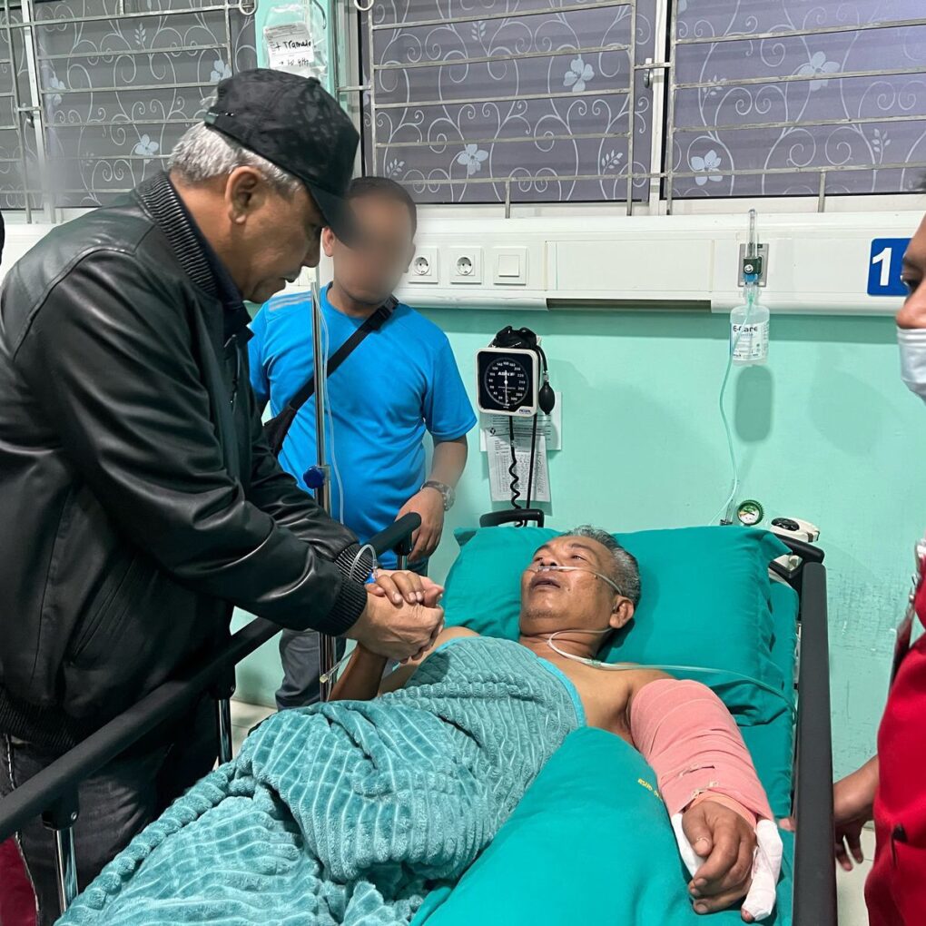 Dua Pegawai Kejaksaan Deli Serdang Dibacok OTK di Kebun Sawit