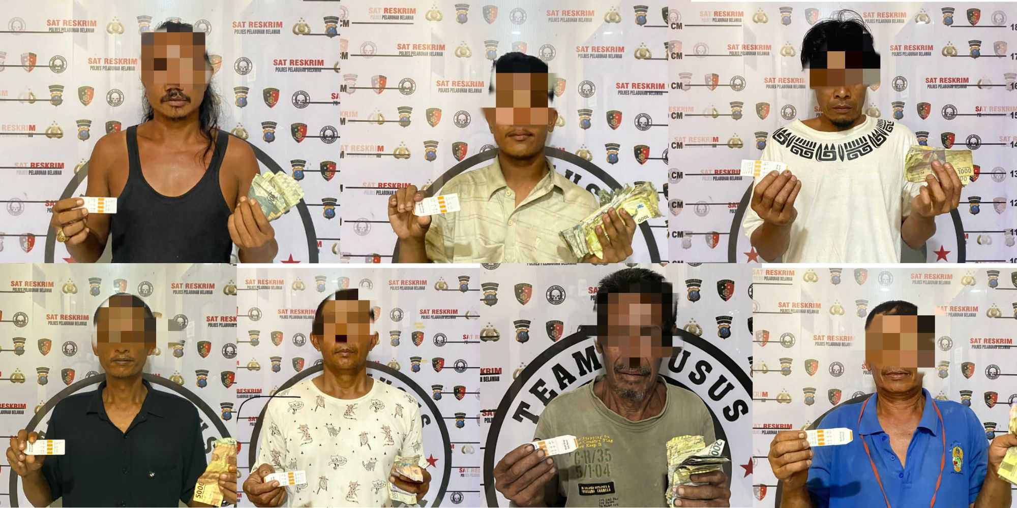 Pelaku yang diamankan pihak kepolisian.(Istimewa)