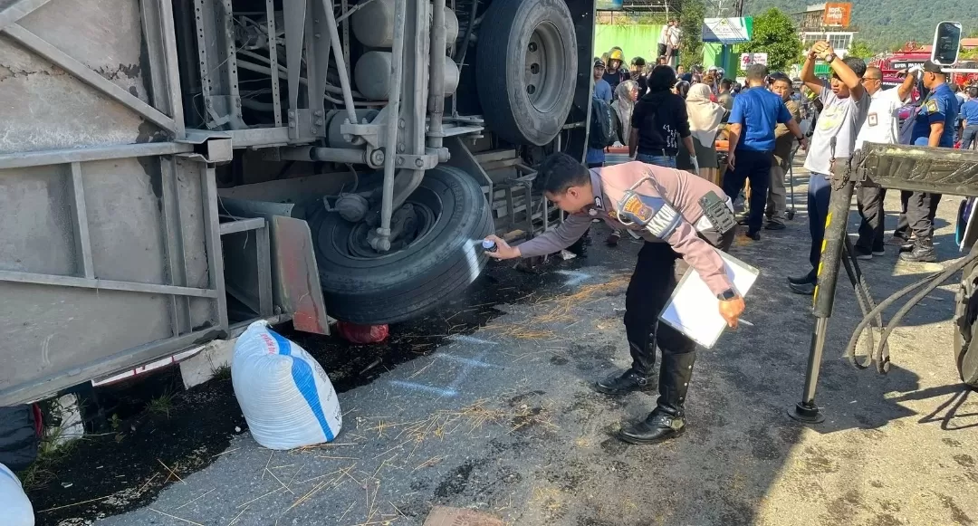 Terungkap Penyebab Kecelakaan Bus ALS di Padang Panjang