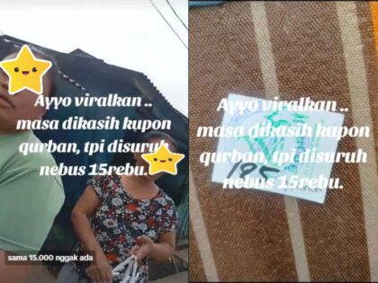 Video Warga Disuruh Tebus Daging Kurban Rp15 Ribu per Kantong (Lambeturah.co.id)
