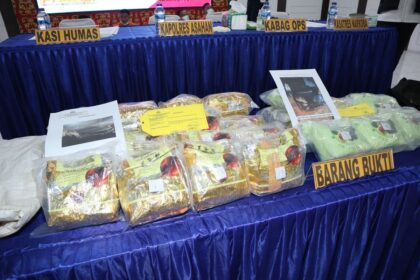 10 Kg Narkoba Sabu Disita di Asahan, Tiga Pengedar Ditangkap Polisi