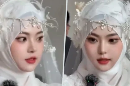 Pengantin hijab viral (detik.com)
