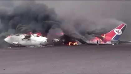 Israel Serang Bandara Sanaa (Kompas.com)