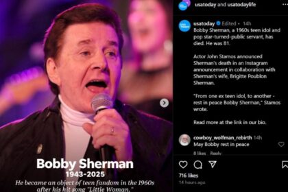 Penyanyi legendaris Bobby Sherman (Kompas.com)
