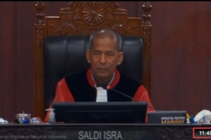 Hakim Mahkamah Konstitusi (MK) Saldi Isra (Kompas.com)