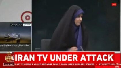Israel Serang Stasiun TV Pemerintah Iran saat Live (lambeturah.co.id)