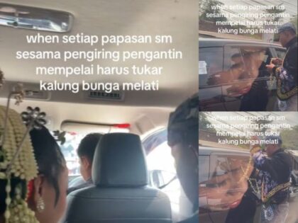 Tradisi Tukar Kalung Pengantin Saat (lambeturah.co.id)