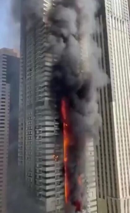 Kebakarandi Dubai Marina (lambeturah.co.id)