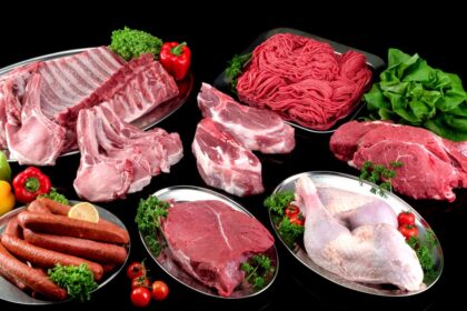 Ilustrasi daging merah dan daging putih. (Kompas.com)