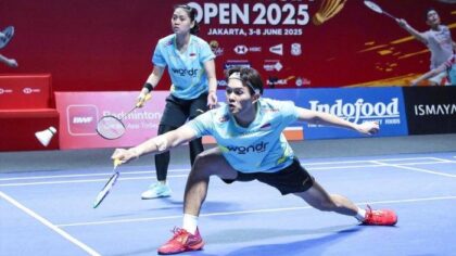 Indonesia Open 2025: Ganda Campuran Indonesia Beda Nasib, Adnan/Indah Menang, Jafar/Felisha Tumbang