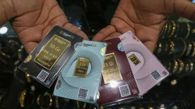 Harga Emas di Pegadaian Hari Ini Stabil, Cek Daftar Lengkap Emas Antam dan UBS!