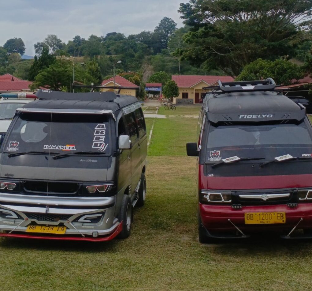 mobil yang ditilang.(istimewa)