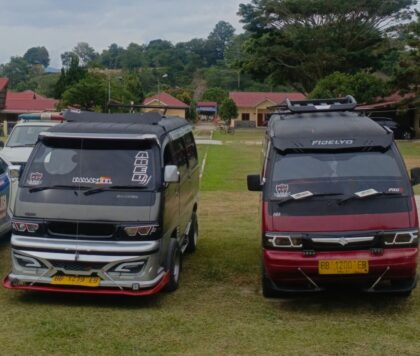 mobil yang ditilang.(istimewa)