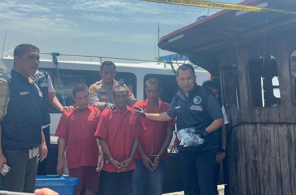 Kepolisian memaparkan kasus narkotika.(istimewa)